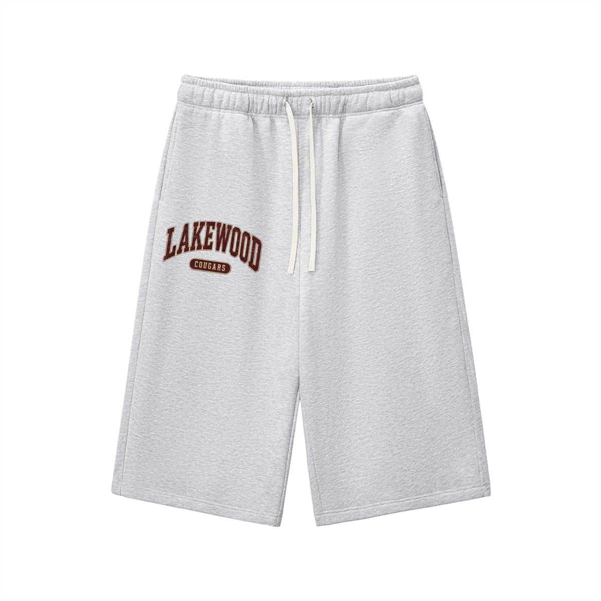 Relaxed Drawstring Three-quarter "Jorts" Sweatpants