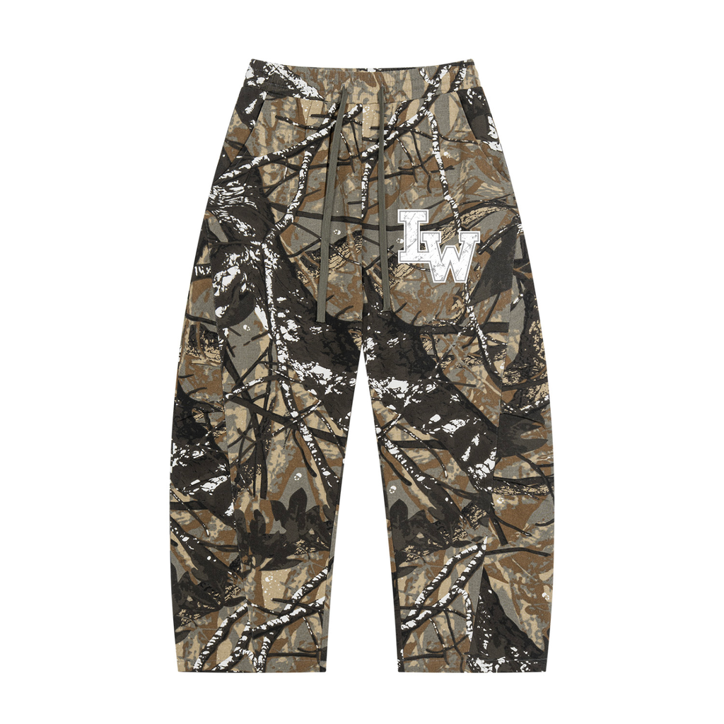 Unisex Tree Camo Barrel Leg LW Pants