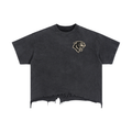 Coug Tuff Vintage Wash Boxy Distressed Hem T-Shirt