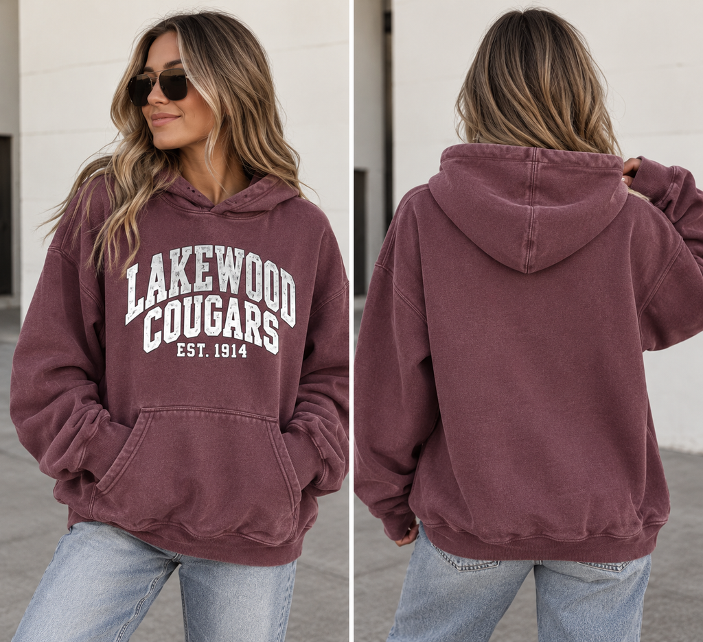 The Lakewood Hoodie (blank back)