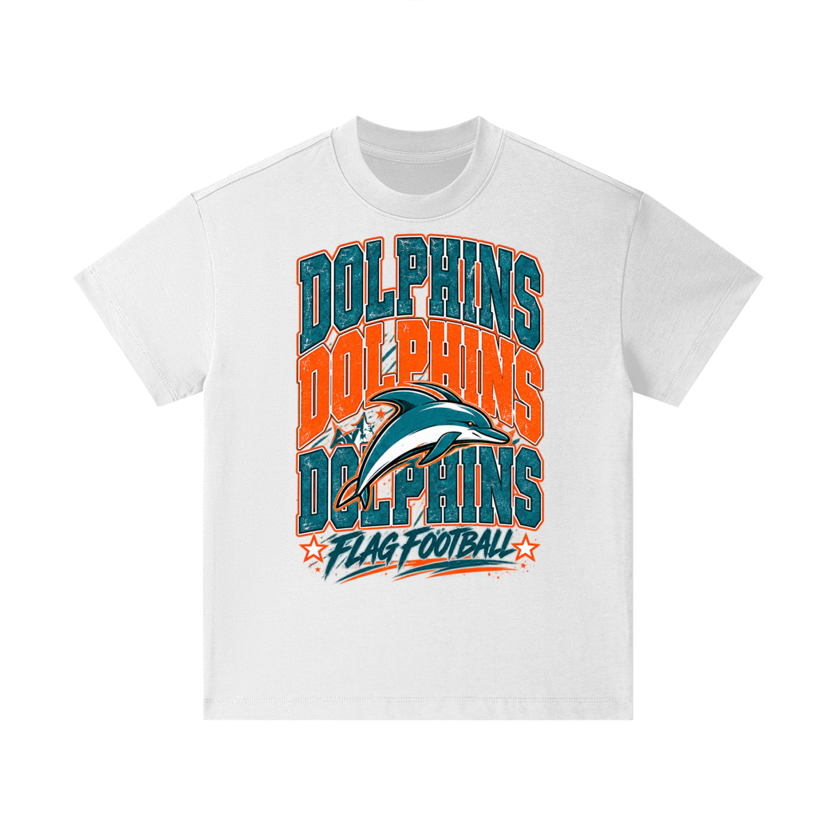 Kids Monroe Dolphins Pure Cotton Essential T-Shirt